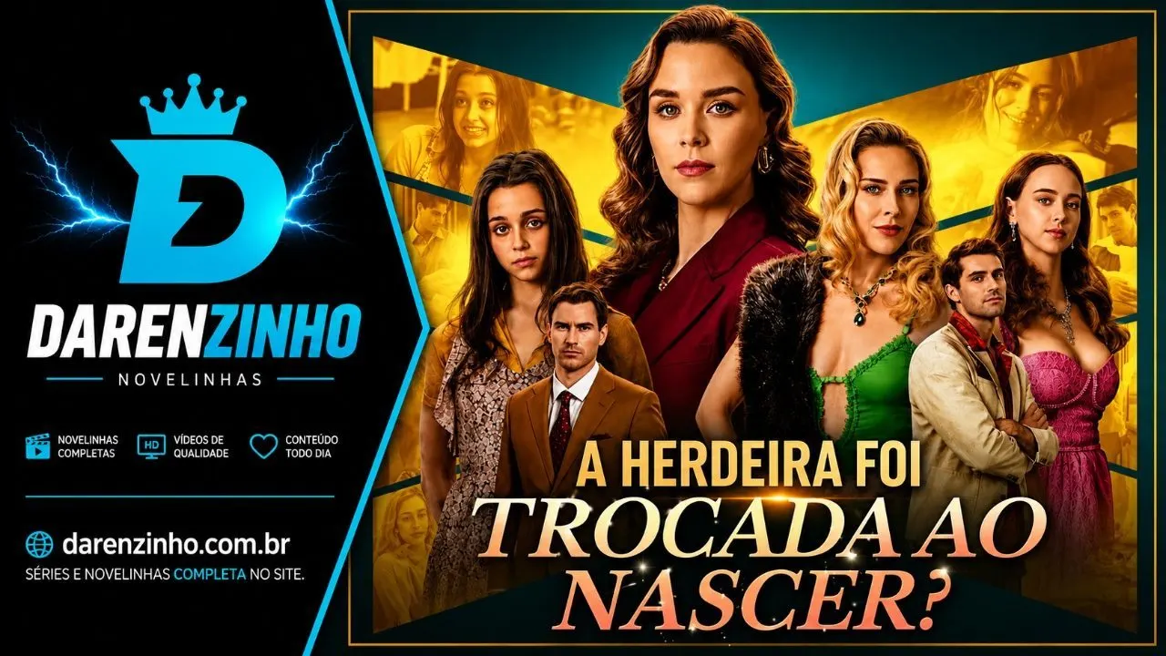 Banner da novelinha A Herdeira foi Trocada ao Nascer?