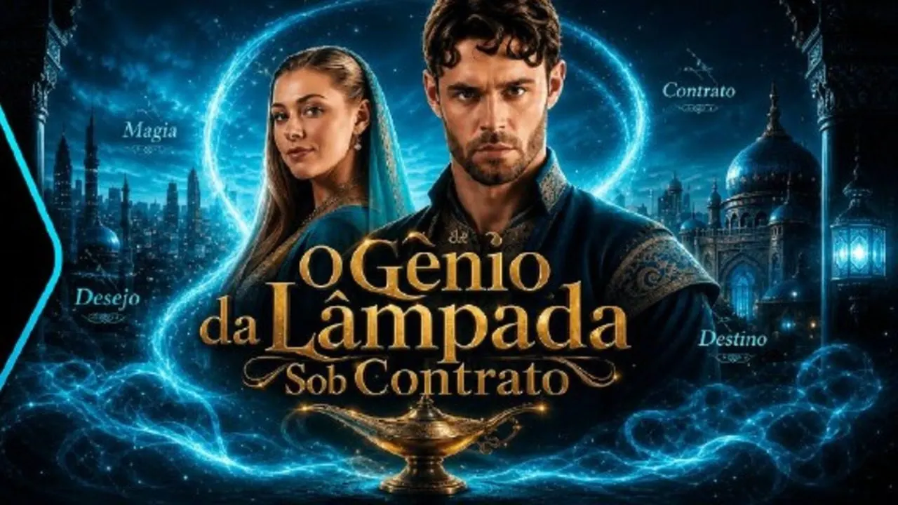 Banner da novelinha O Gênio da Lâmpada Sob Contrato