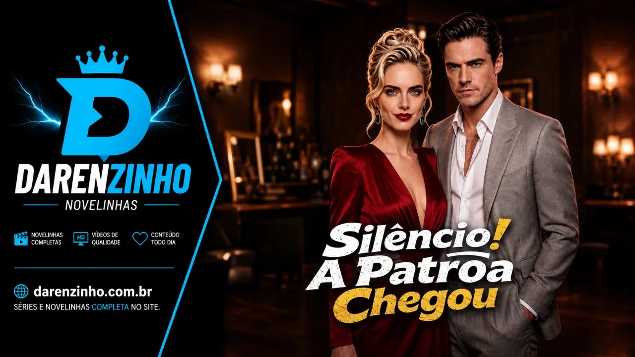 Banner da novelinha Silêncio! A Patroa Chegou
