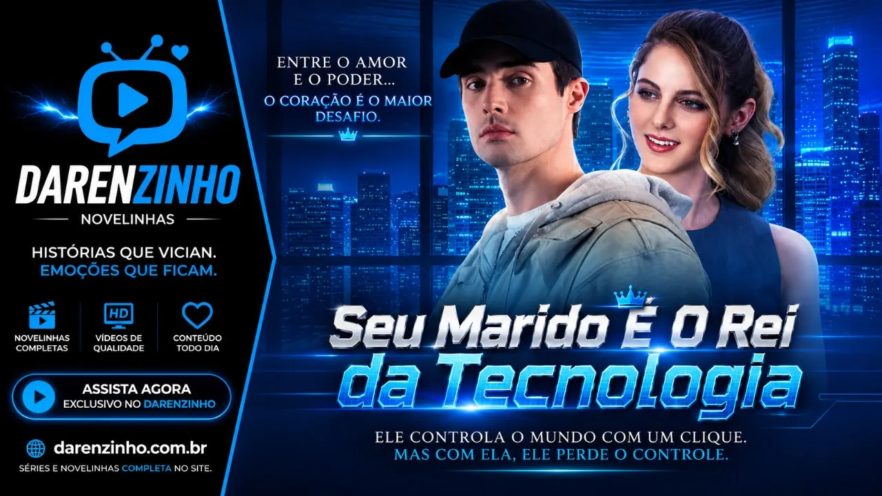 Banner da novelinha Seu Marido É o Rei da Tecnologia